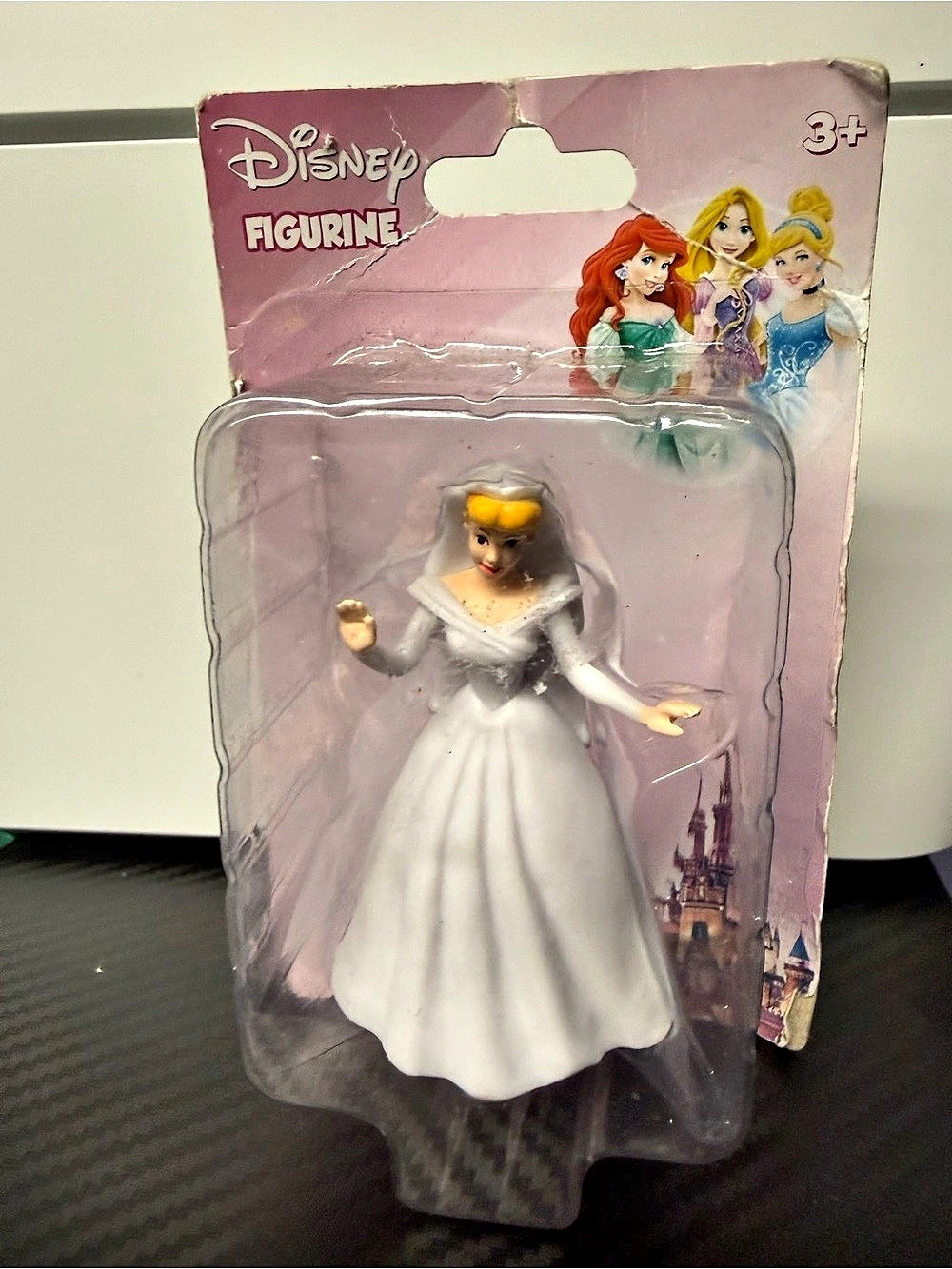 Disney Princess Cinderella Wedding Dress Figurine Cinderella Figurine NWT White